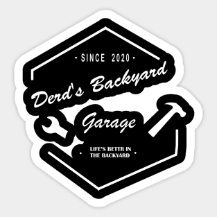 Derd's Backyard Garage Sticker